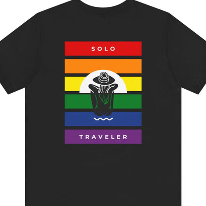 Solo Traveler | Gay Travel Tee - Queer Energy