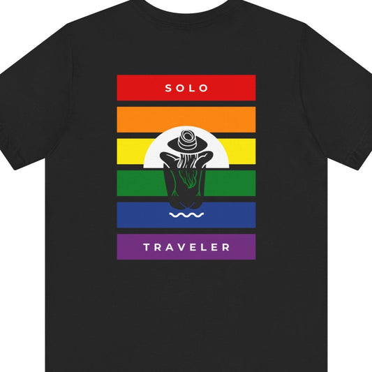 Solo Traveler | Gay Travel Tee - Queer Energy