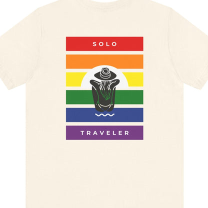 Solo Traveler | Gay Travel Tee - Queer Energy