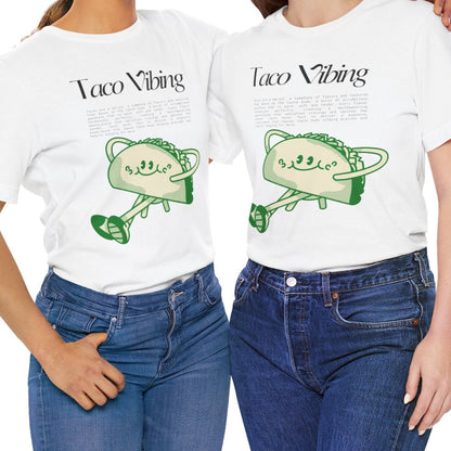 Taco Vibing | Funny Lesbian Tee - Queer Energy