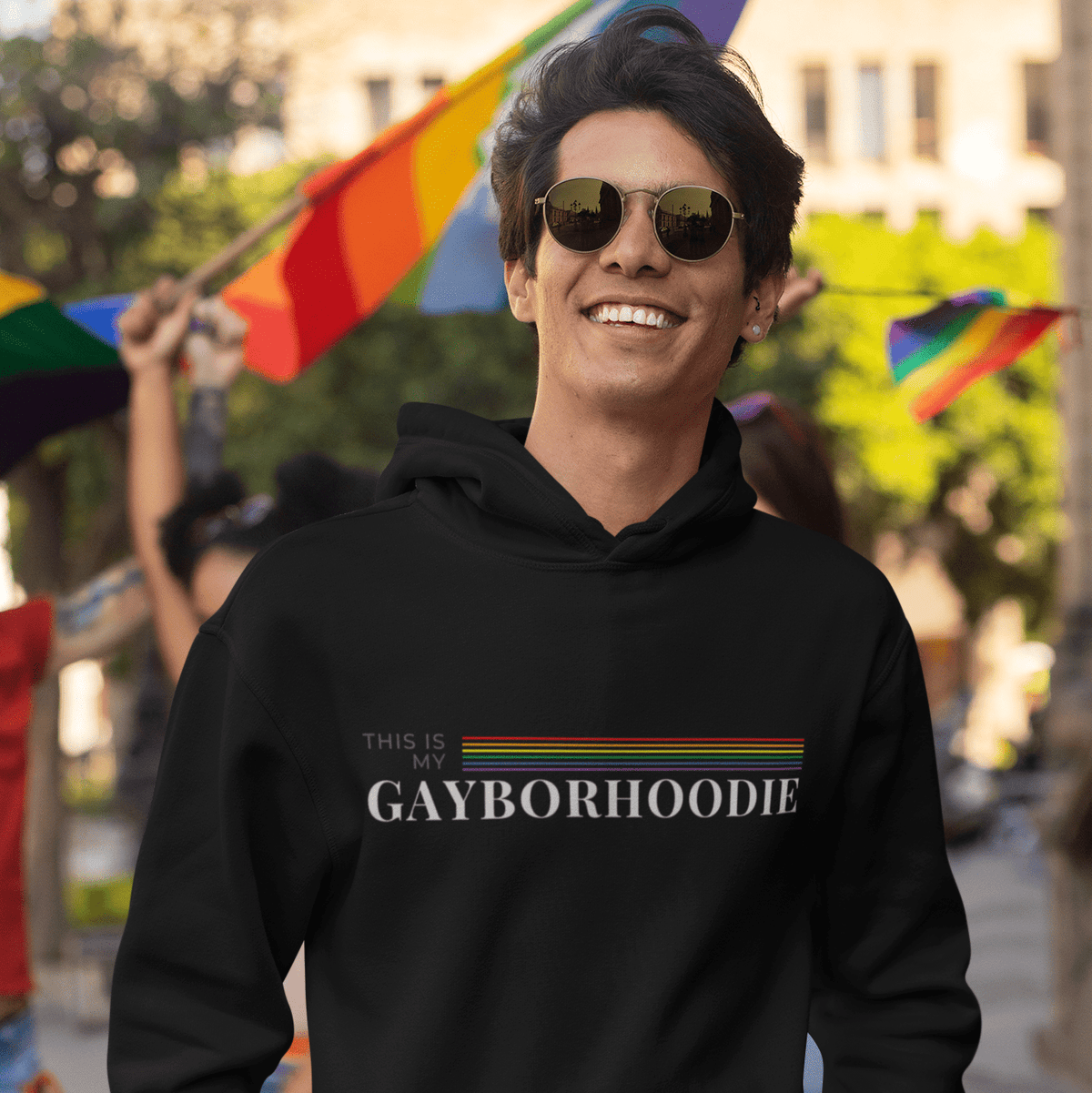 This Is My Gayborhoodie | Hoodie Designed by Queer Energy - Queer Energy