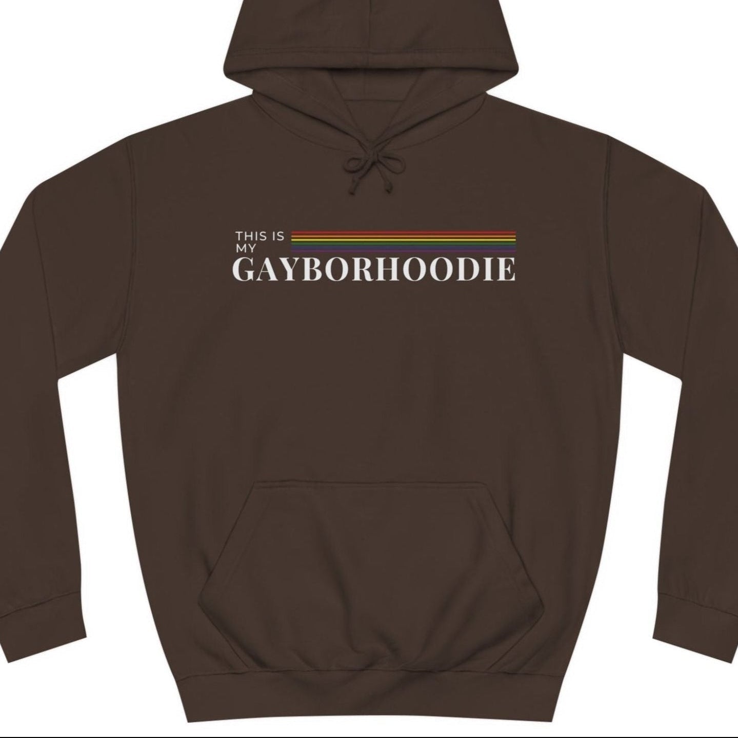 This is my GAYBORHOODIE | Punny gayborhood hoodie - Queer Energy