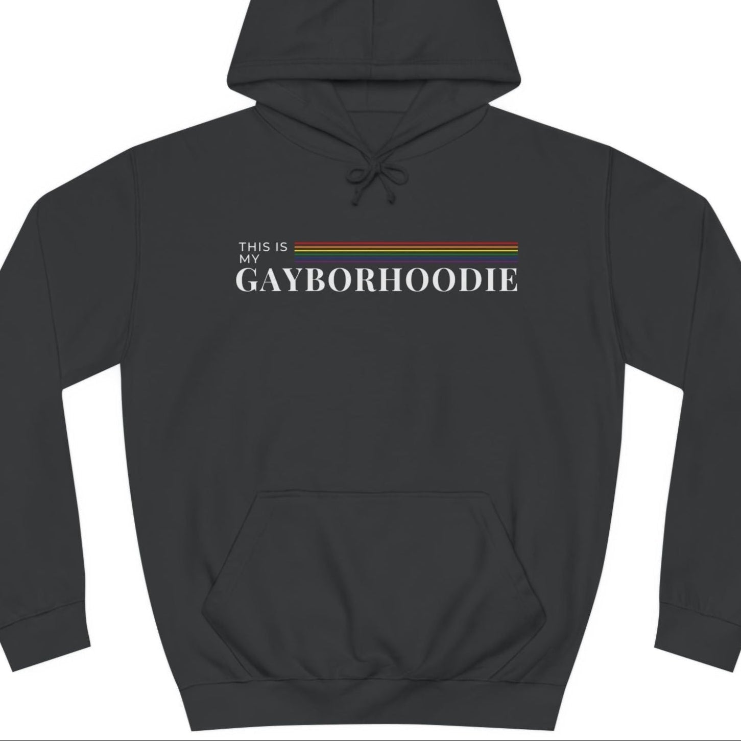 This is my GAYBORHOODIE | Punny gayborhood hoodie - Queer Energy