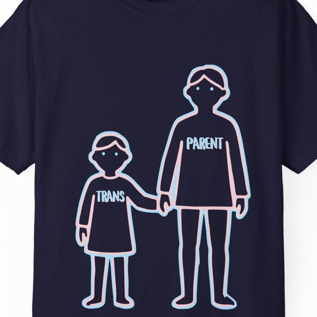 TRANS PARENT | Gay Pride Tee Designed by Queer Energy - Queer Energy