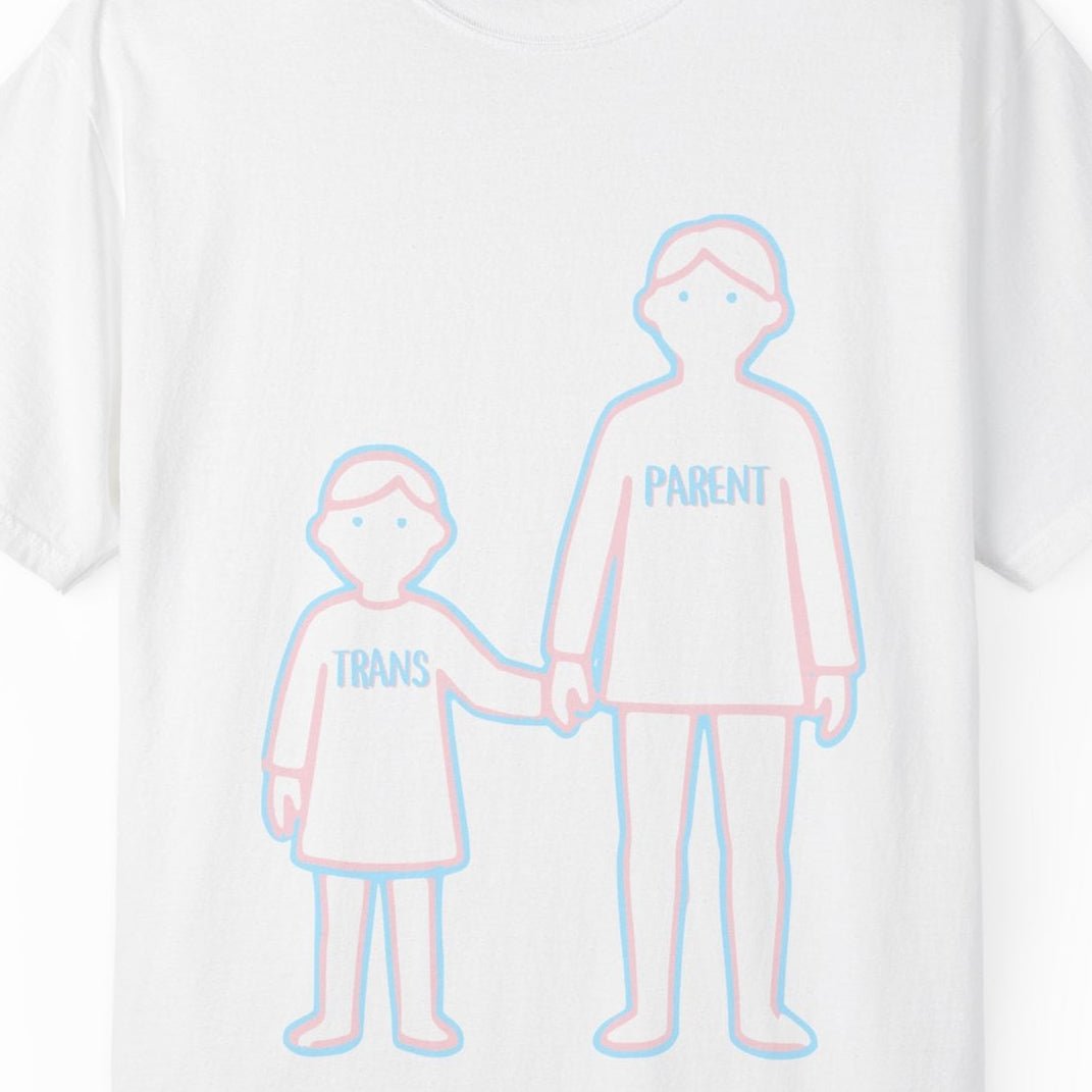 TRANS PARENT | Gay Pride Tee Designed by Queer Energy - Queer Energy