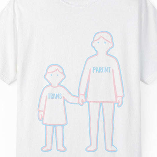 TRANS PARENT | Gay Pride Tee Designed by Queer Energy - Queer Energy