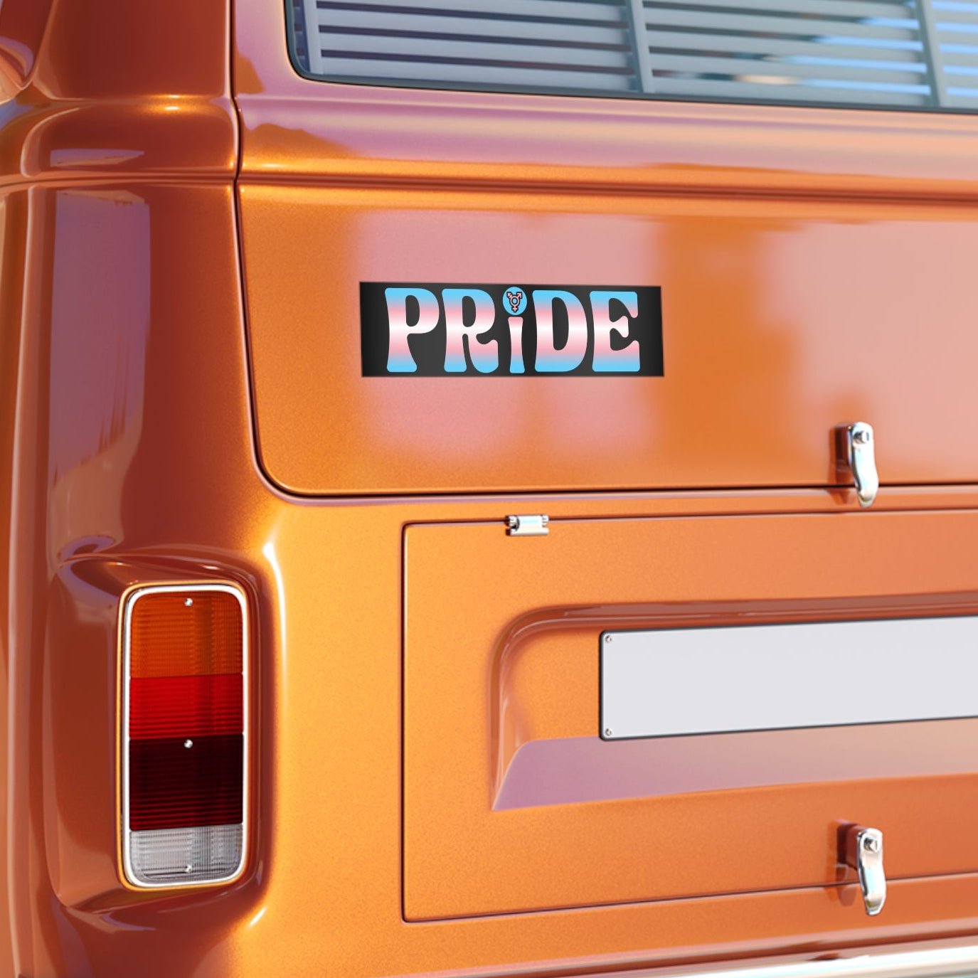 Trans Pride | Bumper Sticker Designed by Queer Energy - Queer Energy