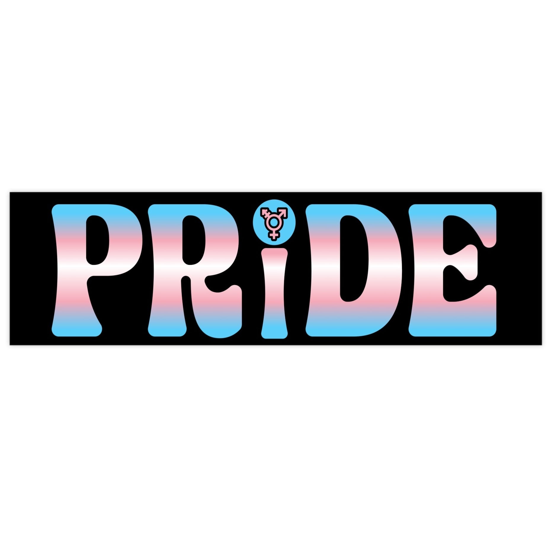 Trans Pride | Bumper Sticker Designed by Queer Energy - Queer Energy