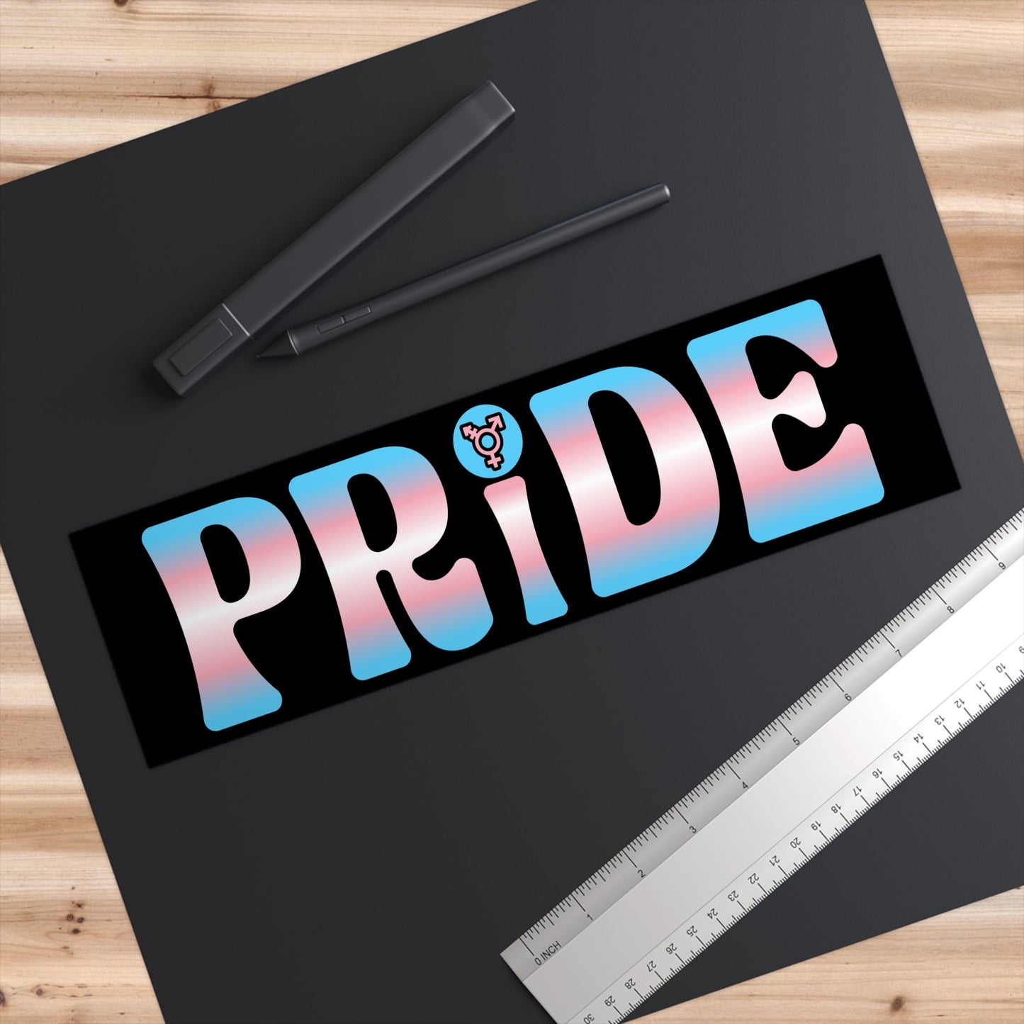 Trans Pride | Bumper Sticker Designed by Queer Energy - Queer Energy