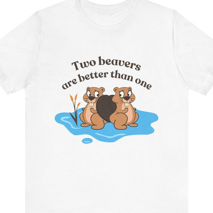 Two beavers are better than one | Funny Lesbian tee - Queer Energy