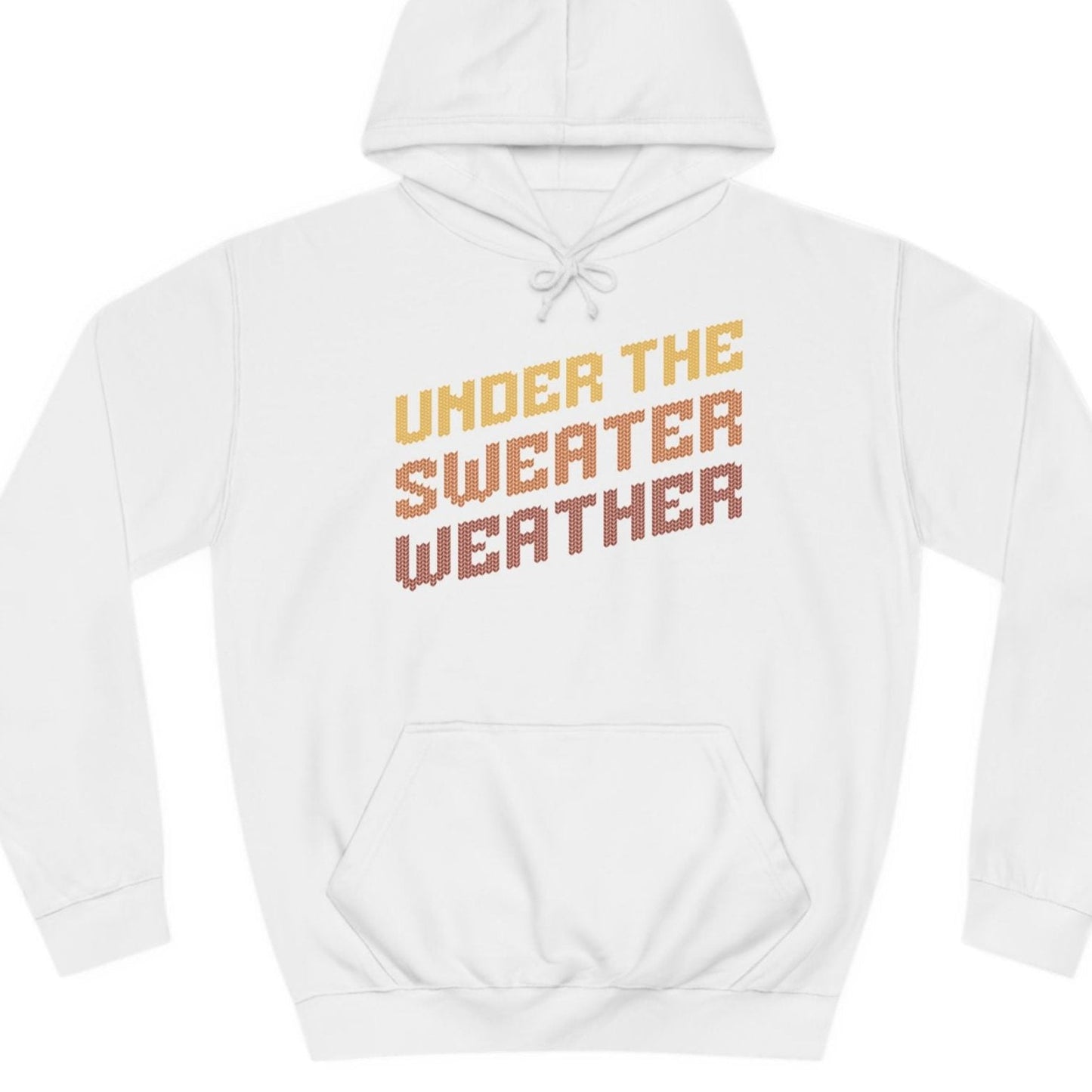UNDER THE SWEATER WEATHER | Funny Lesbian Fall Hoodie - Queer Energy