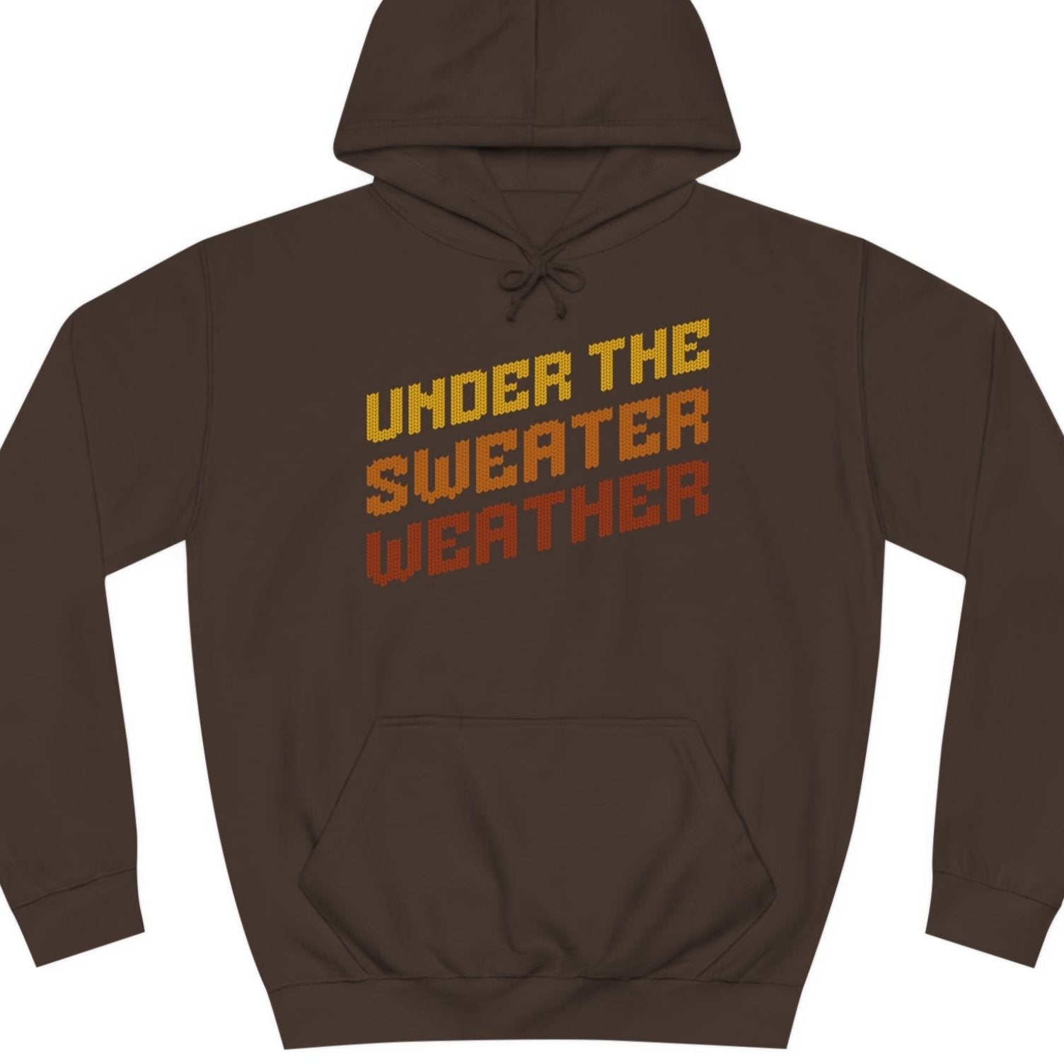 UNDER THE SWEATER WEATHER | Funny Lesbian Fall Hoodie - Queer Energy