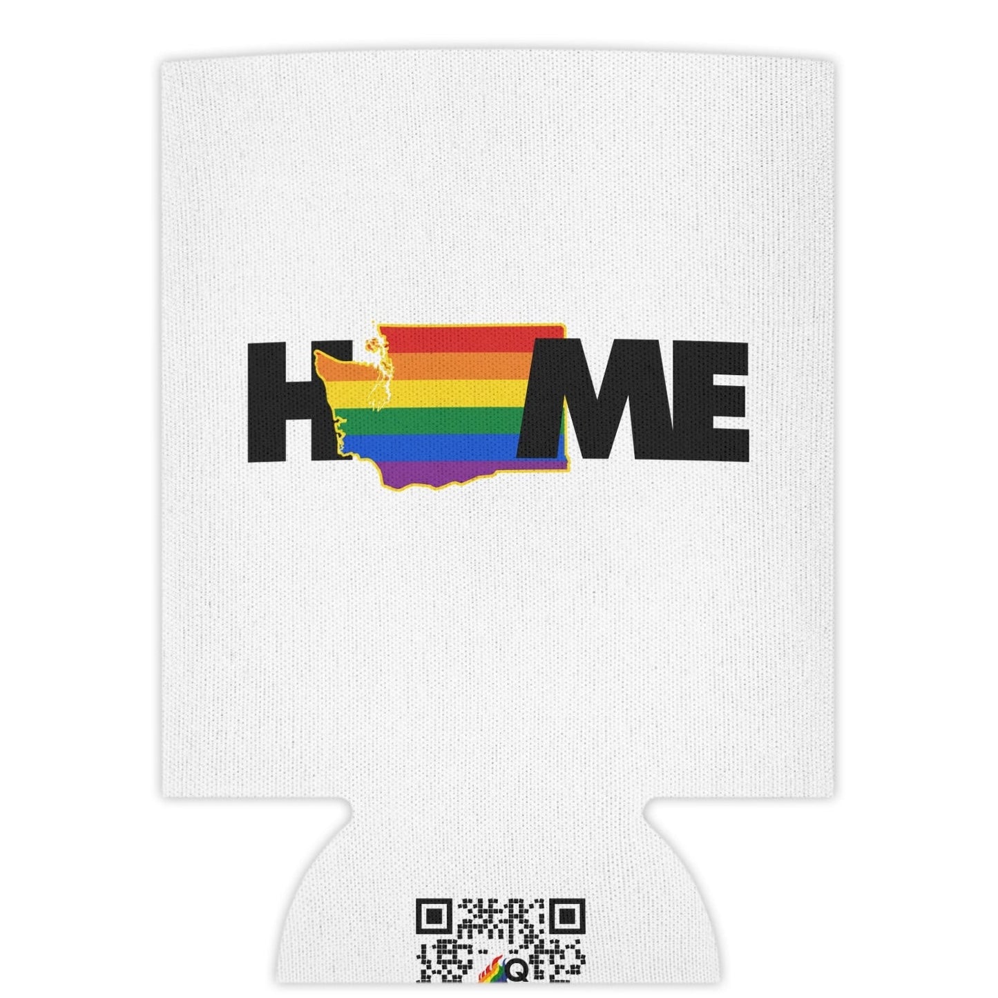 Washington Home LGBTQ+ Pride Koozie | Designed by Queer Energy - Queer Energy