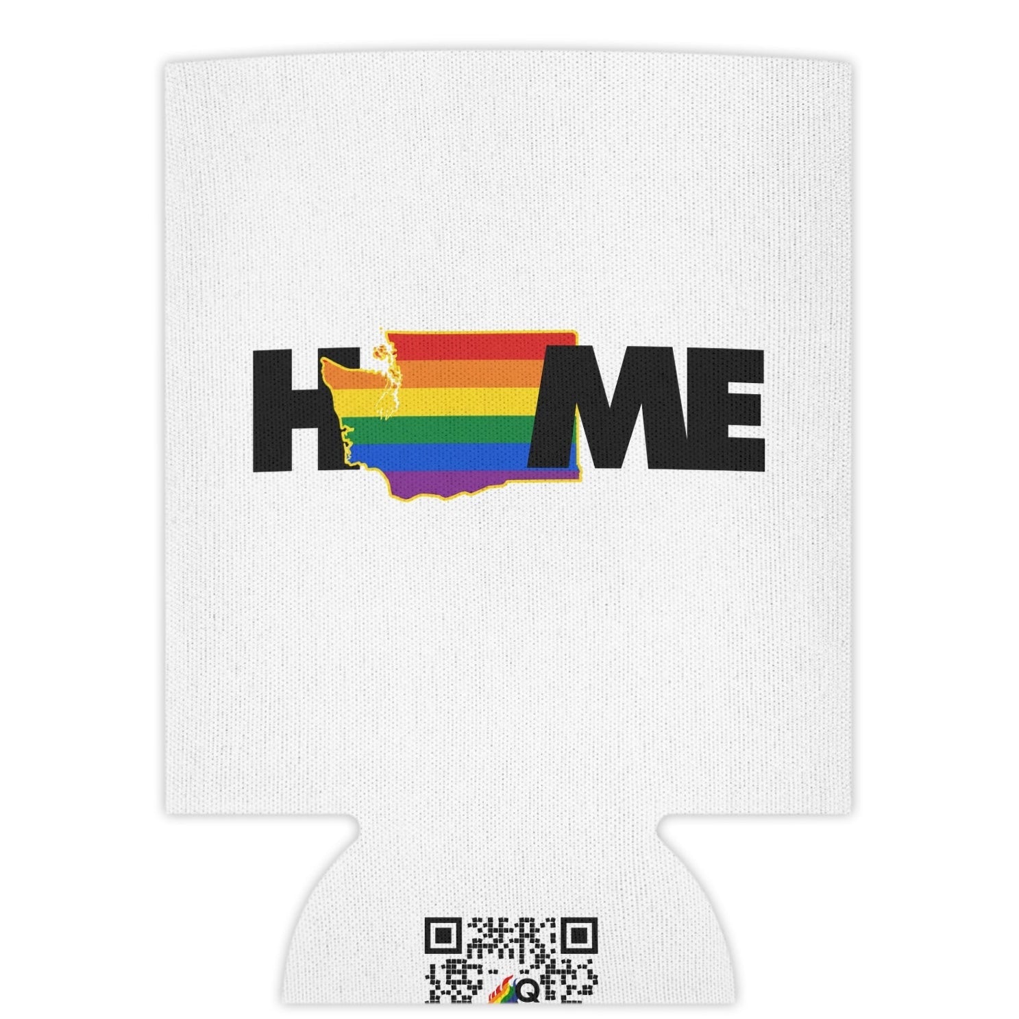 Washington Home LGBTQ+ Pride Koozie | Designed by Queer Energy - Queer Energy