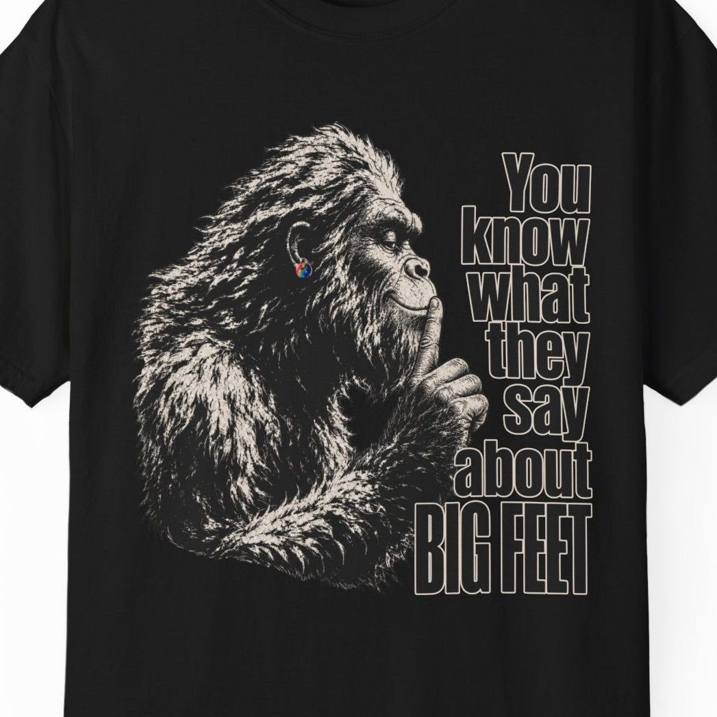 You Know What They Say About Big Feet | Gay Pride Tee - Queer Energy